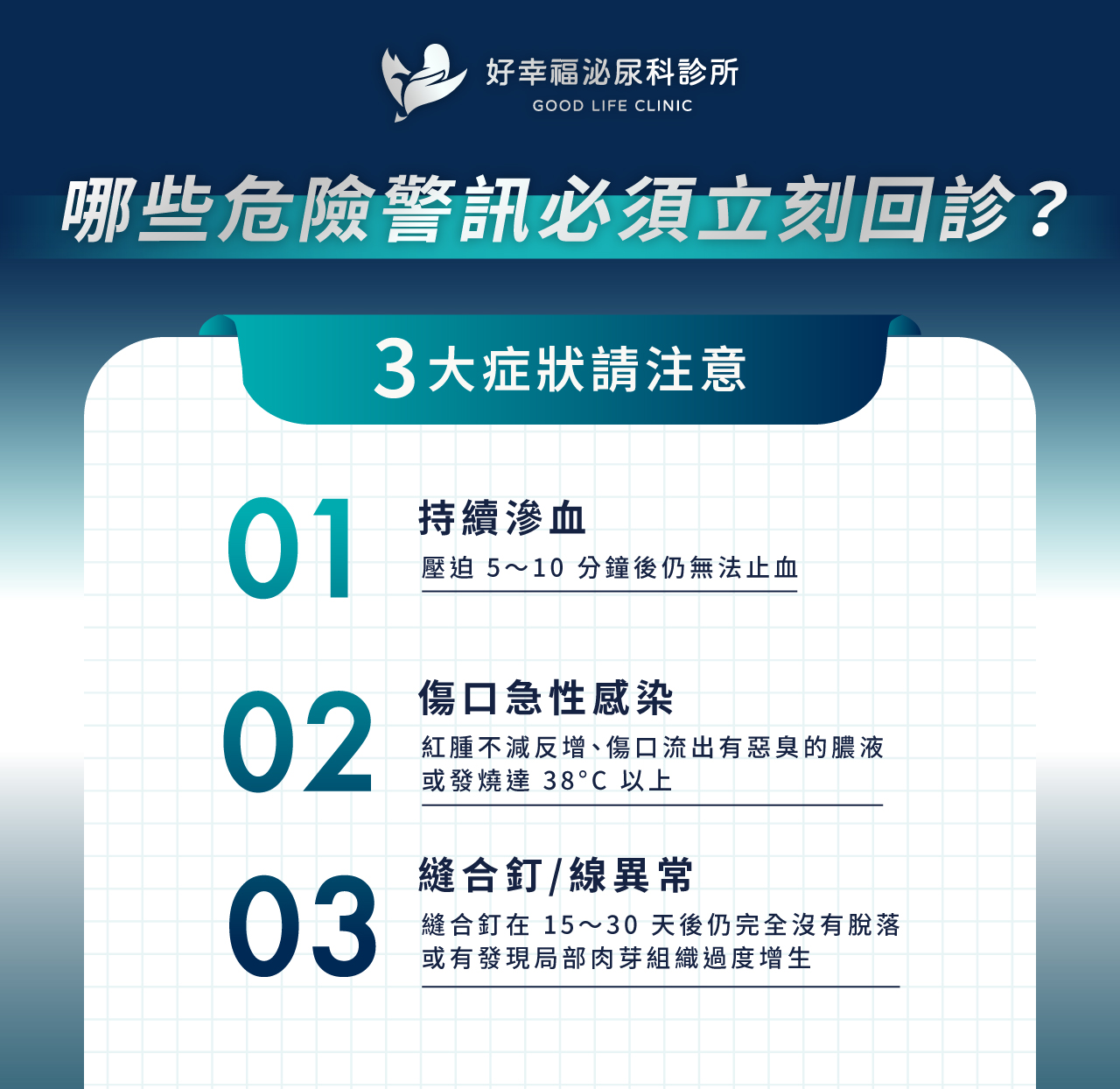 割包皮哪些危險警訊需要立即回診